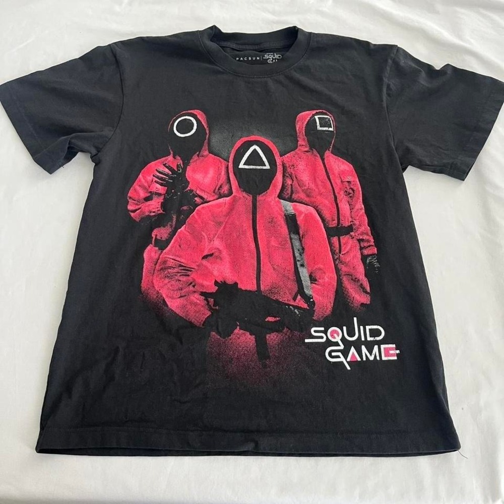 Black Squid Game promo t-shirt